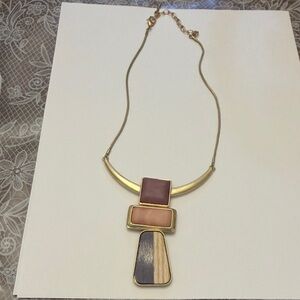 Elegant Multicolor Geometric Necklace